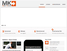 Tablet Screenshot of meinkurier.com